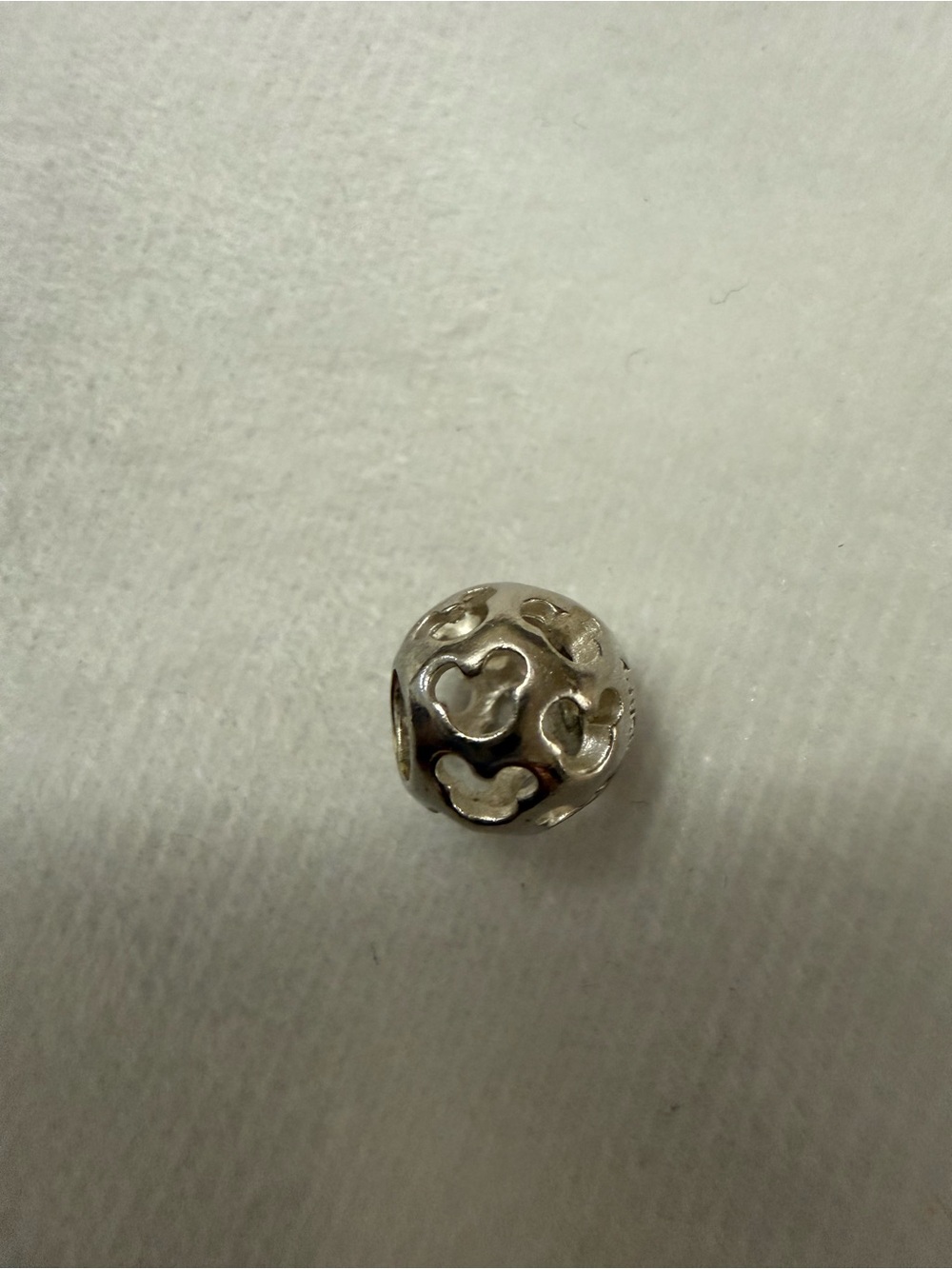 Chamilia Disney Silver Filigree Bead Bracelet Charm